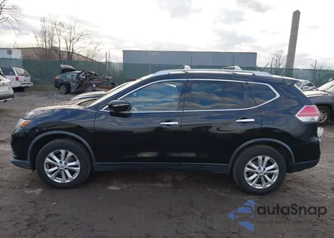 2015 Nissan Rogue Sv z USA, uszkodzony, nr VIN KNMAT2MV2FP519256